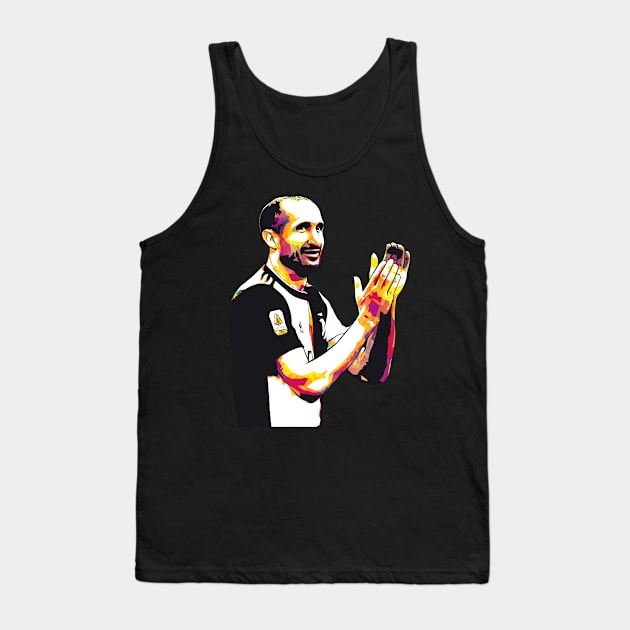 Giorgio Chiellini Pop Art Tank Top by Creativedy Stuff